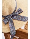 Stilinga vasariška moteriška skrybėlė-KAP.231328 L.BEI/BLUE