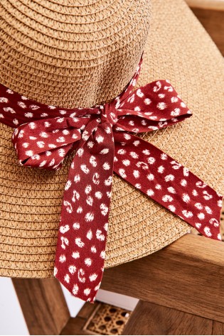 Stilinga vasariška moteriška skrybėlė-KAP.231328 BEI/RED