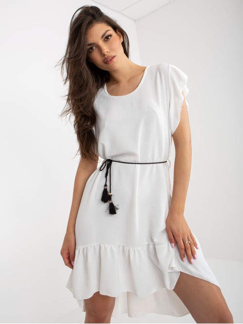 Balta lengva vasariška suknelė-DHJ-SK-8372.65