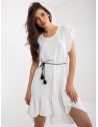 Balta lengva vasariška suknelė-DHJ-SK-8372.65