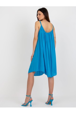 Mėlyna patogi laisva vasariška suknelė-TW-SK-BI-81541.31
