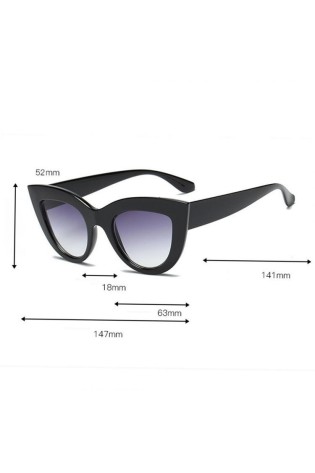 Matiniai juodi katės saulės akiniai OK141WZ2-OK141WZ2