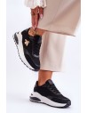 Stilingi laisvalaikio stiliaus batai su puošniu akcentu-LA231 BLACK