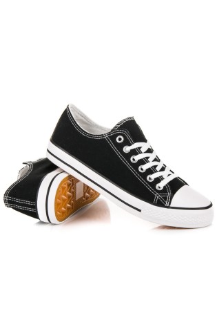 CONVERSE stiliaus juodi bateliai-XL03B/W