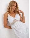 Vasariška balta siuvinėta suknelė-TW-SK-BI-8971.99