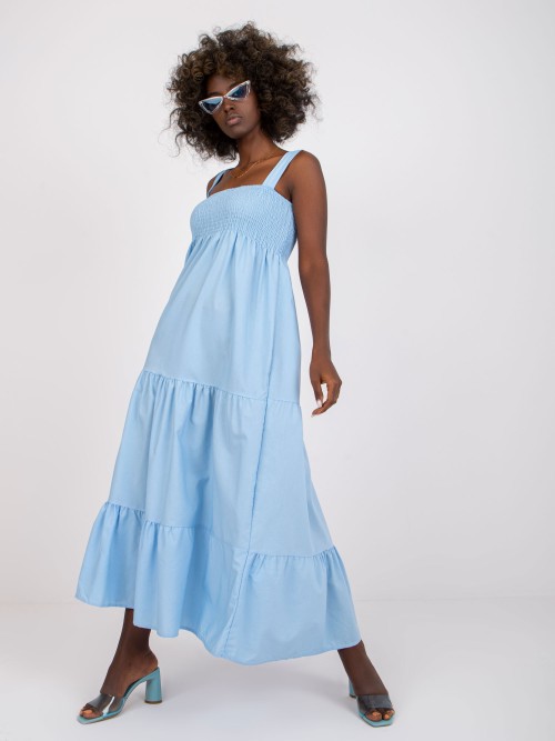 Šviesiai mėlyna suknelė Rue Paris-TV_RO-SK-ELB-2315.33