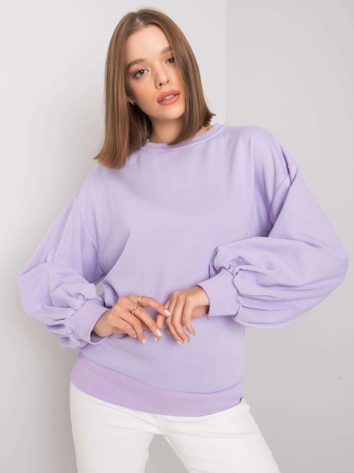 Šviesiai violetinis džemperis su plačiomis rankovėmis Ex Moda-TV_EM-BL-625.90