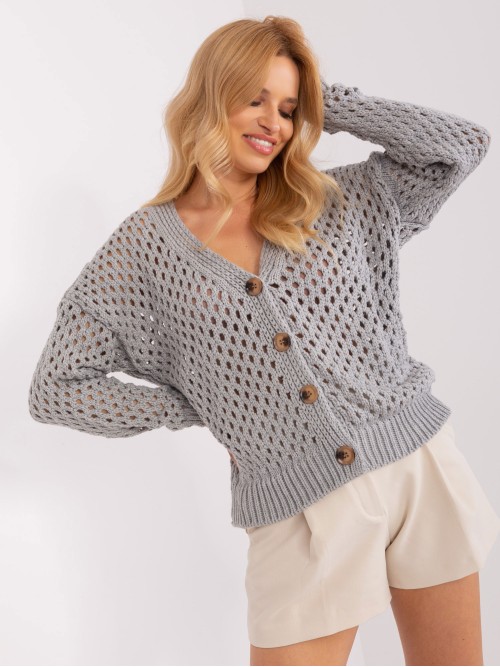 Stilingas ažūrinis megztinis moterims-BA-SW-9009.26P