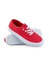 Raudoni klasikiniai batai su raišteliais-KM79ROU