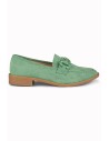 Žali zomšiniai stilingi batai-2624-5GR