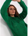 Žalias ažūrinis megztinis-BA-SW-9007.85P