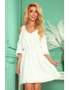 Aukštos kokybės stilinga patogi balta laisva suknelė 292-4-TV_155447