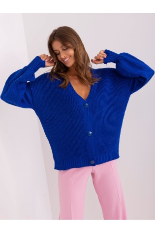 Mėlynas stilingas platus megztinis-BA-SW-8014.17P