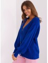 Mėlynas stilingas platus megztinis-BA-SW-8014.17P