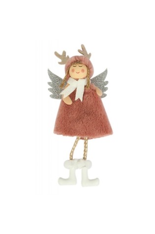 Kalėdinė dekoracija angelas 17cm x 8 cm ASN08R-ASN08R