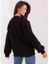 Juodas stilingas laisvas džemperis-EM-BL-763.00P