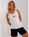 Balti marškinėliai su logotipu-RV-TP-9025.33P