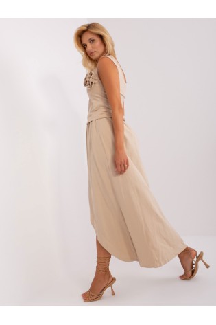 Stilinga smėlio spalvos suknelė-EM-SK-820.06