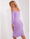 Violetinė prigludusi suknelė-EM-SK-HW-20-316.30