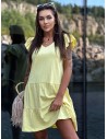 Vasariškai geltona stilinga patogi suknelė-TW-SK-2113.17P