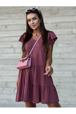 Violetinė stilinga patogi suknelė-TW-SK-2113.17P