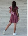 Violetinė stilinga patogi suknelė-TW-SK-2113.17P