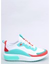 Ryškūs spalvingi sneakers bateliai LAURENE WHITE/BLUE-KB YK106