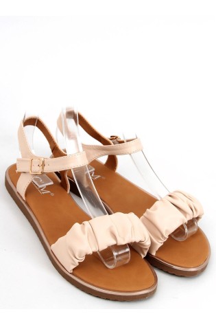Smėlio spalvos moteriški sandalai DAISY BEIGE-KB 123-10