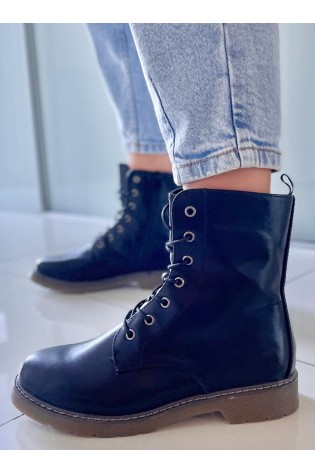 Klasikiniai moteriški batai su raišteliais FERDIA BLACK-KB S98
