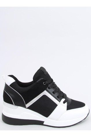 Juodai balti batai su platforma DIEGO BLACK/WHITE-KB 34226