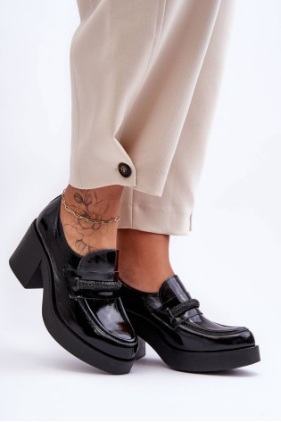 Aukštos kokybės stilingi natūralios odos batai-20157 NAPLAK CZARNY