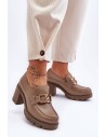 Aukštos kokybės stilingi natūralios odos rudi batai-20097 V.FANGO