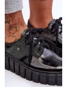 Klasikiniai natūralios odos stilingi batai-10128 Naplak czarny+Bro