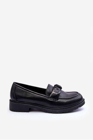 Juodi stilingi moteriški batai-HY335 BLACK