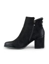 Moteriški juodi zomšiniai batai Charlotte-260039B-SU