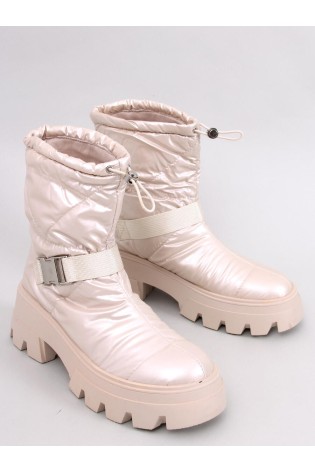 Moteriški žieminiai batai BISSET BEIGE-KB 35818