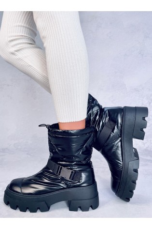 Moteriški žieminiai batai BISSET BLACK-KB 35819