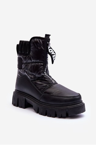 Šilti patogūs žieminiai batai-23SN26-6526 BLACK