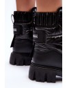 Šilti patogūs žieminiai batai-23SN26-6526 BLACK