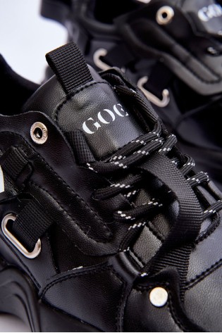 Madingi aukštos kokybės GOE batai-MM2N4014 BLACK