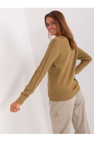 Moteriškas megztinis su pynėmis-AT-SW-2329.98P