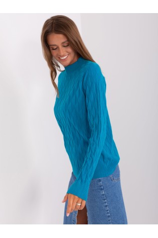 Klasikinis moteriškas praktiškas megztinis-AT-SW-2326.37X