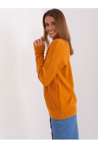 Struktūrinio rašto moteriškas megztinis-AT-SW-2338.14P