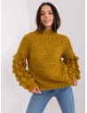 Storų siūlų šiltas megztinis-AT-SW-2382.97P