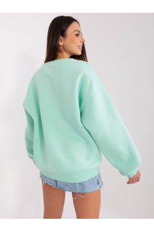 Mėtinis moteriškas jaukus džemperis-EM-BL-617-10.71
