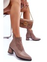 Elegantiški rudi moteriški aukštos kokybės batai-MR870-96 BEIGE