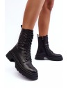 Aukštos kokybės juodi moteriški batai gražiu aulu-MR870-25 BLACK