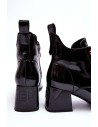Stilingi aukštos kokybės moteriški aulinukai su raišteliais-MR870-66 BLACK
