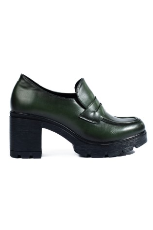 Tamsiai žali stilingi moteriški batai-TV_23-12154GR