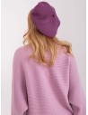 Violetinė moteriška kepurė - beretė-AT-CZ-231305.82P